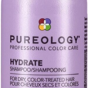 Pureology Hydrate Shampoo - For Dry or Color Treated Hair, Moisturizing Shampoo For Hydration & Softness, With Rose Extract & Green Tea, Vegan & Sulfate-Free